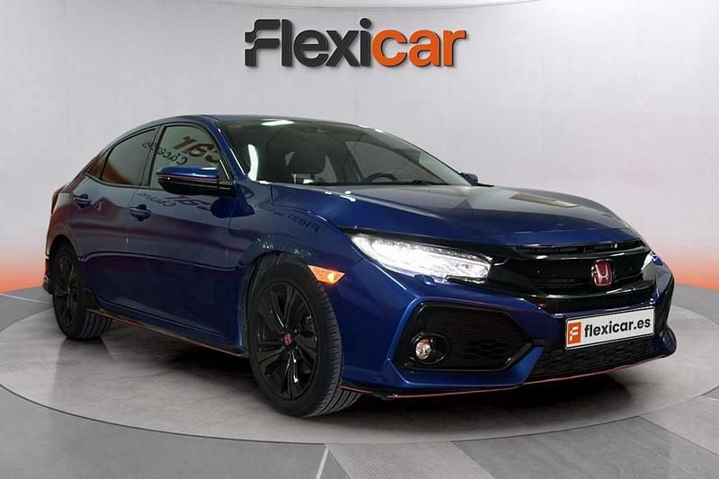 Azul Usado 2018 Honda Civic Executive Berlina | 21.470 € (Precio justo) - Imagen 1/4