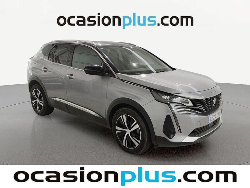 Usado Peugeot 3008 GT 131 CV (96 kW) 2021 Gris SUV