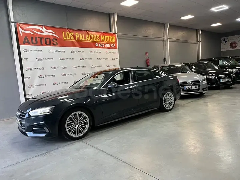 Usado Audi A5 Sportback Sport 190 CV (139 kW) 2018 Gris / plata Utilitario