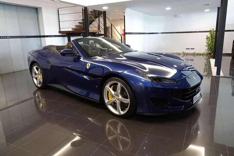 Usado Ferrari Portofino 600 CV (441 kW) 2020 Azul Descapotable