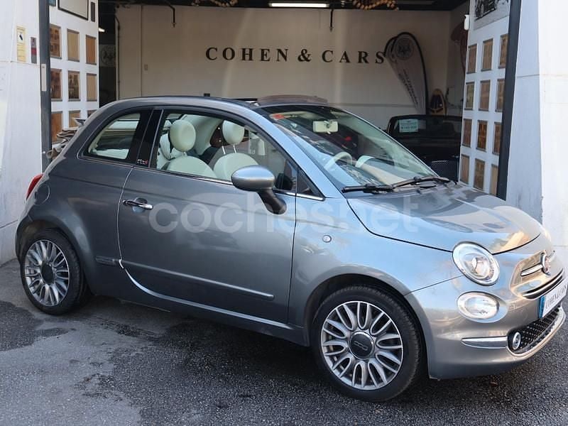 Usado Fiat 500C 69 CV (50 kW) 2017 Gris / plata Descapotable