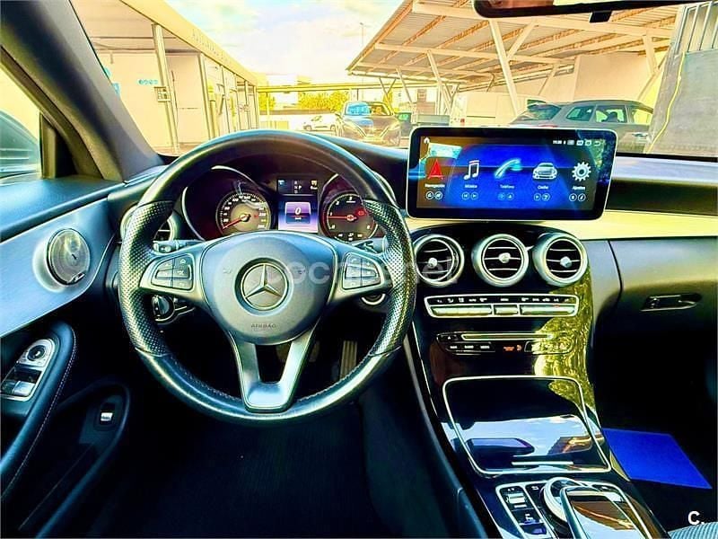 Usado Mercedes C220 170 CV (125 kW) 2017 Gris / plata Coupe