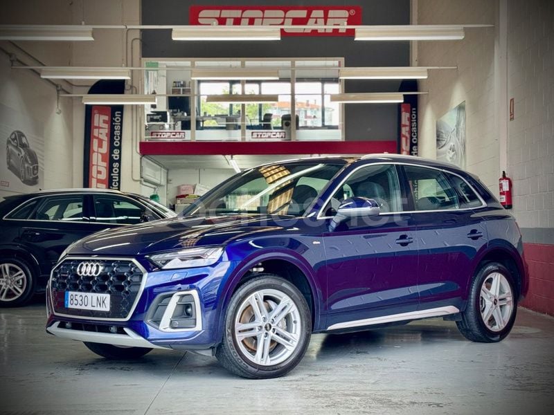 Azul Usado 2021 Audi Q5 S-Line SUV | 40.900 € (Precio justo) - Imagen 1/4