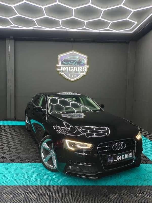 Usado Audi A5 Sportback S-Line 190 CV (139 kW) 2015 Negro Utilitario