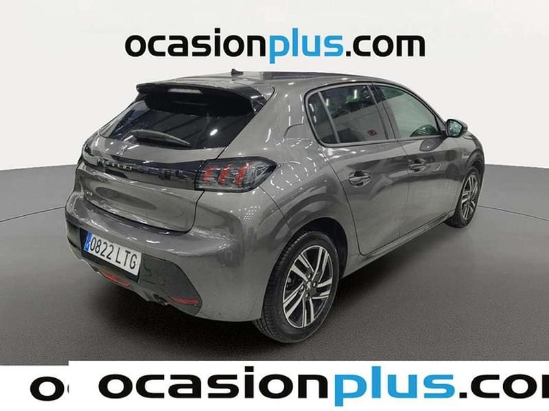 Usado Peugeot 208 Allure 102 CV (75 kW) 2021 Gris Utilitario