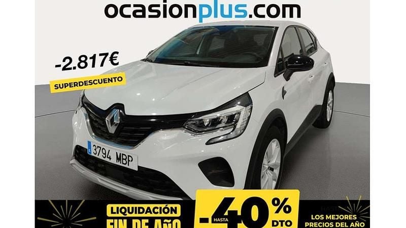 Blanco Usado 2022 Renault Captur Intens SUV | 15.173 € (Buen precio) - Imagen 1/4
