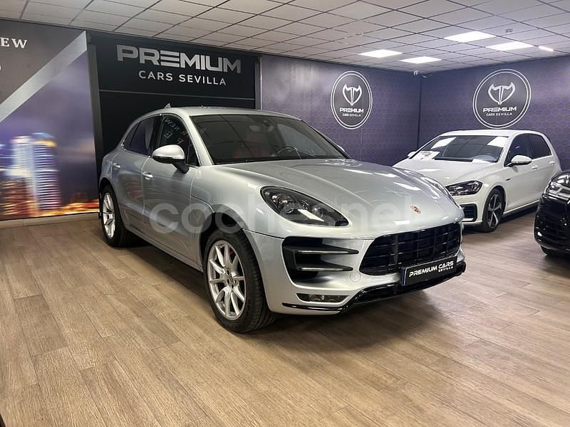 Usado Porsche Macan Turbo 400 CV (294 kW) 2015 Gris / plata SUV