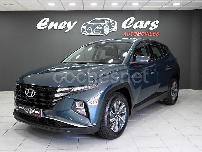 Azul Usado 2021 Hyundai Tucson SUV | 21.590 € (Un poco caro) - Imagen 1/4