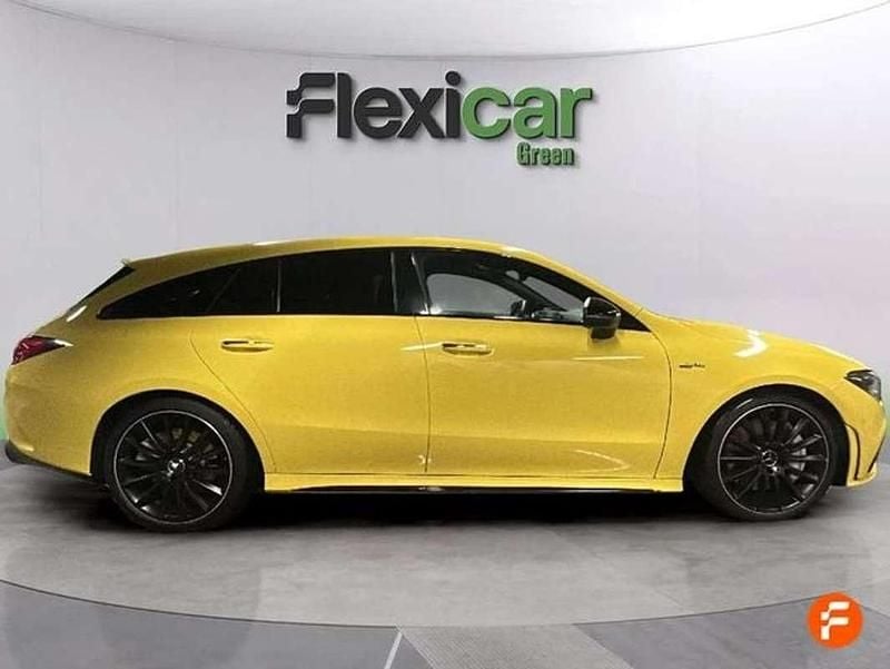 Usado Mercedes C220 AMG 306 CV (225 kW) 2021 Amarillo Familiar