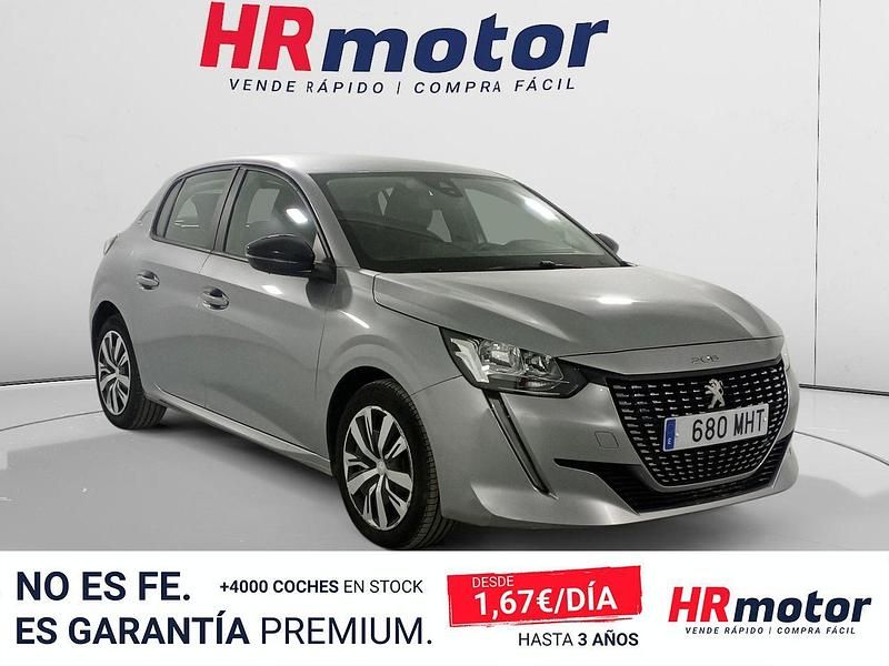 Usado Peugeot 208 Active 101 CV (74 kW) 2023 Gris Utilitario