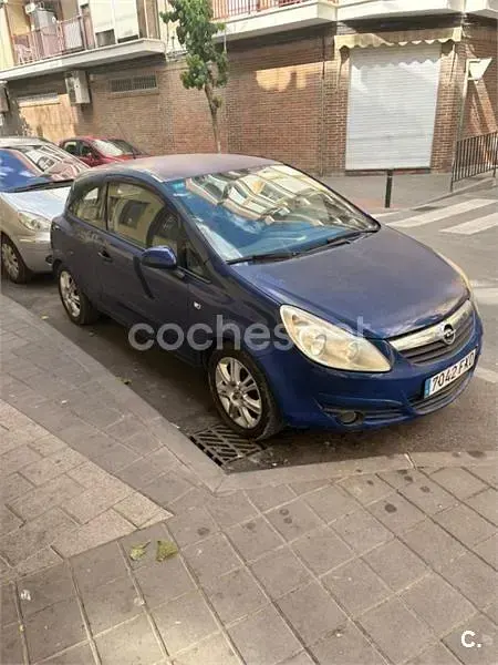 Usado Opel Corsa Enjoy 90 CV (66 kW) 2007 Azul Utilitario