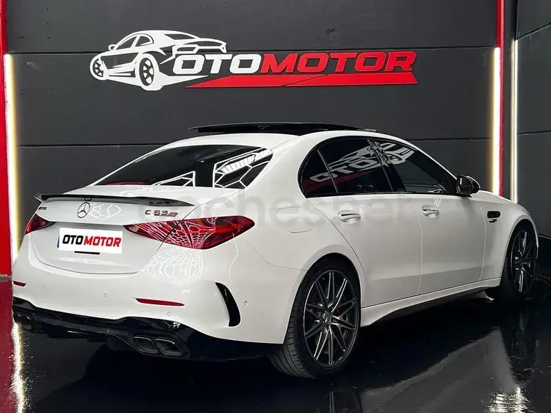 Usado Mercedes C63S AMG 680 CV (500 kW) 2023 Blanco Berlina