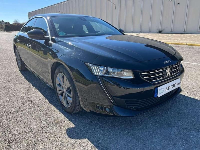 Usado Peugeot 508 Active 131 CV (96 kW) 2021 Negro Berlina