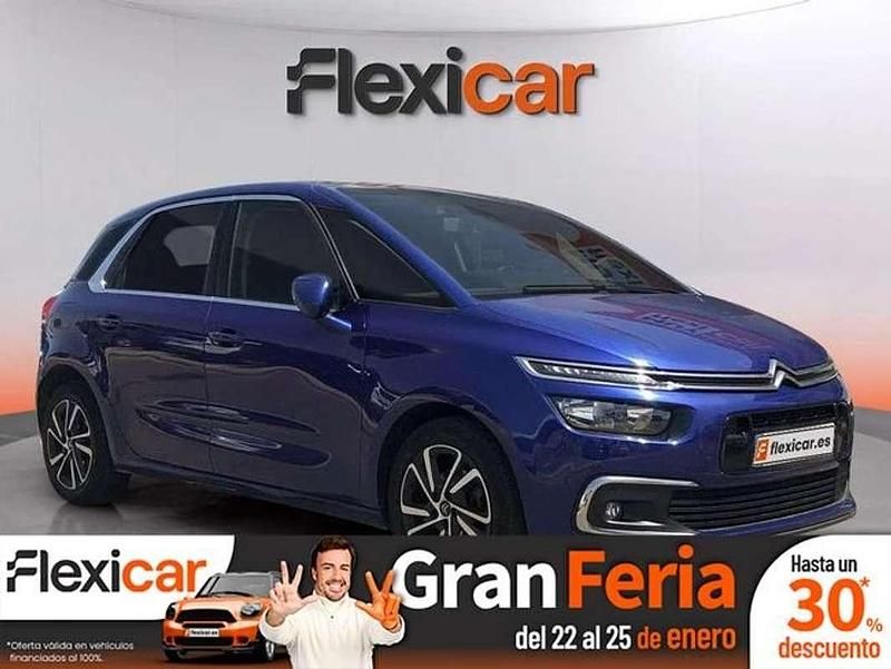 Usado Citroën C4 Shine 121 CV (88 kW) 2018 Azul Utilitario