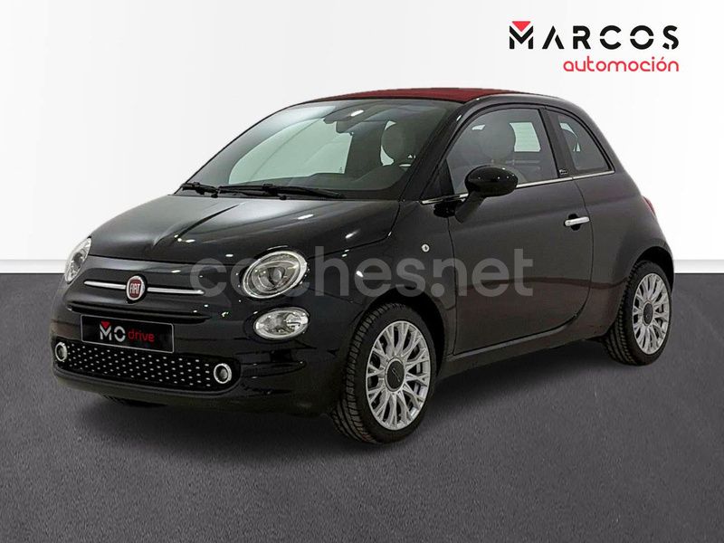 Negro Usado 2022 Fiat 500C Dolcevita Descapotable | 13.900 € (Precio justo) - Imagen 1/4