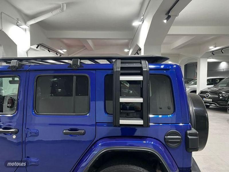 Usado Jeep Wrangler Sahara 270 CV (198 kW) 2020 Azul SUV