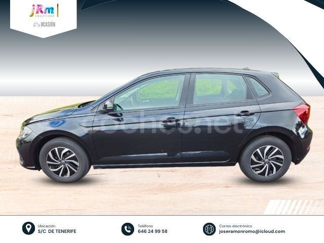 Usado VW Polo Life 95 CV (69 kW) 2021 Negro Berlina
