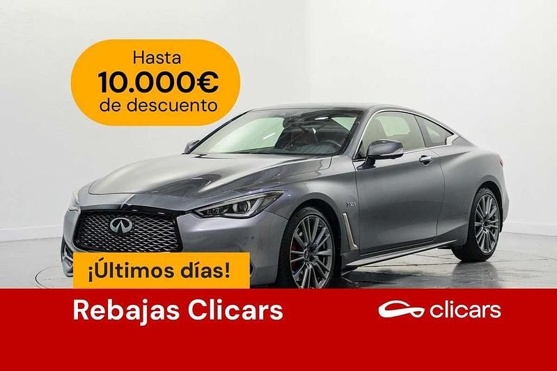 Gris Usado 2019 Infiniti Q60 Sport Tech Coupe | 28.990 € - Imagen 1/4