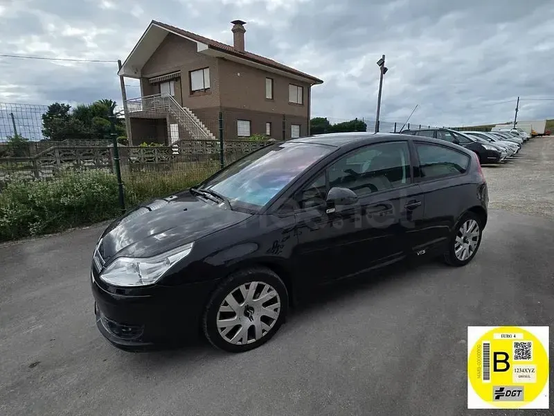 Usado Citroën C4 110 CV (80 kW) 2007 Negro Berlina