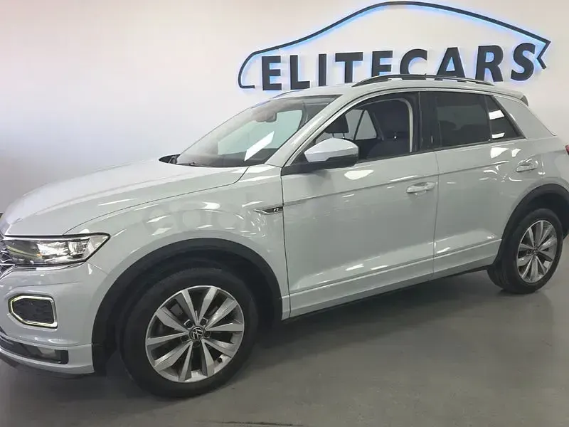 Usado VW T-Roc R-line 150 CV (110 kW) 2022 Blanco SUV