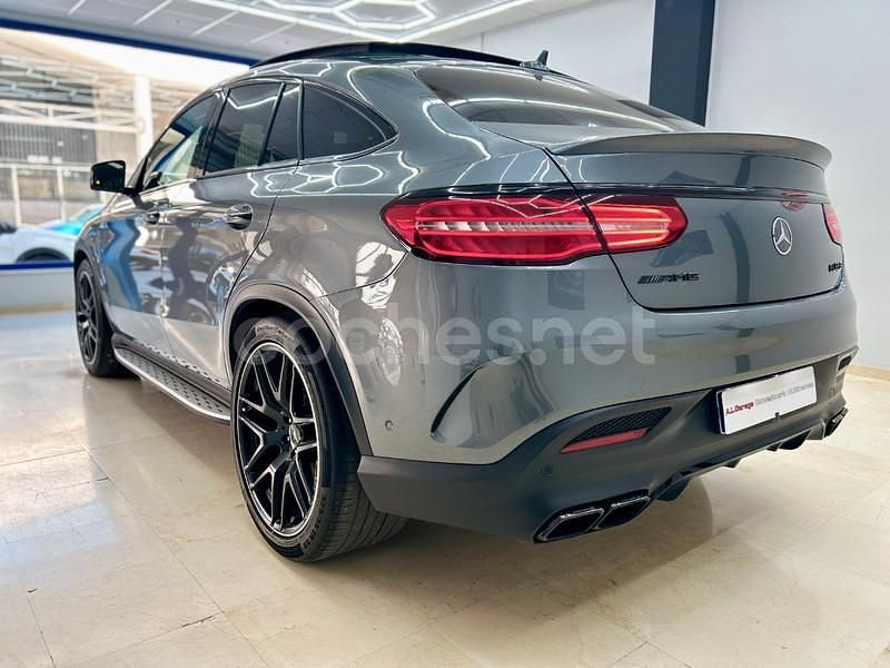 Usado Mercedes GLE63 AMG 585 CV (430 kW) 2018 Gris / plata Coupe