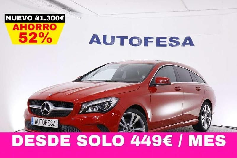 Rojo Usado 2018 Mercedes CLA250 Shooting Brake Urban Familiar | 19.250 € - Imagen 1/4