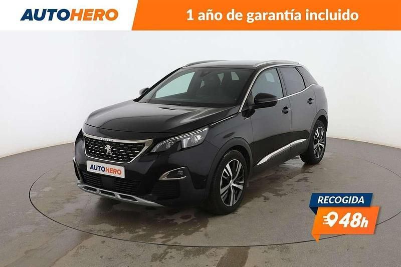 Negro Usado 2019 Peugeot 3008 GT-line SUV | 17.999 € (Buen precio) - Imagen 1/1