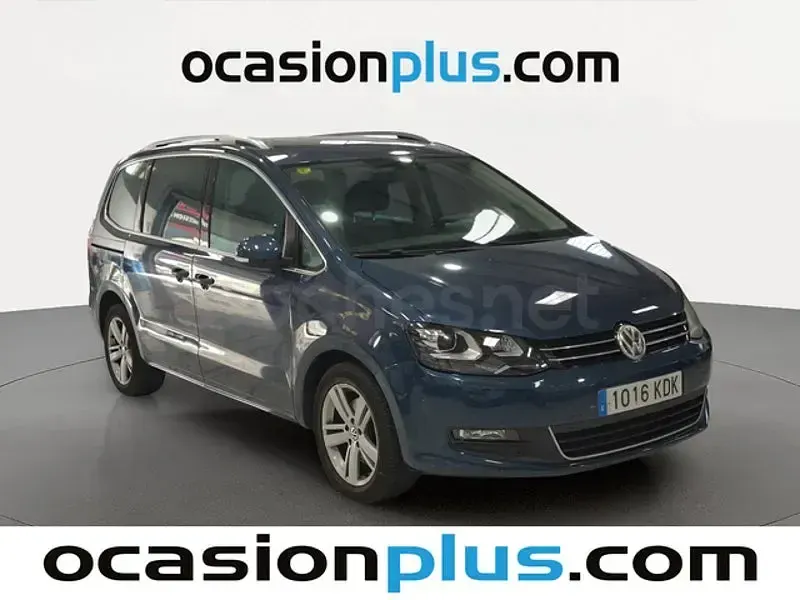 Usado VW Sharan Advance 150 CV (110 kW) 2017 Azul Monovolumen