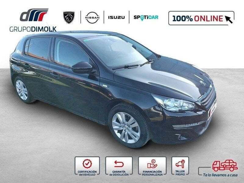 Usado Peugeot 308 Active 130 CV (95 kW) 2017 Negro Utilitario