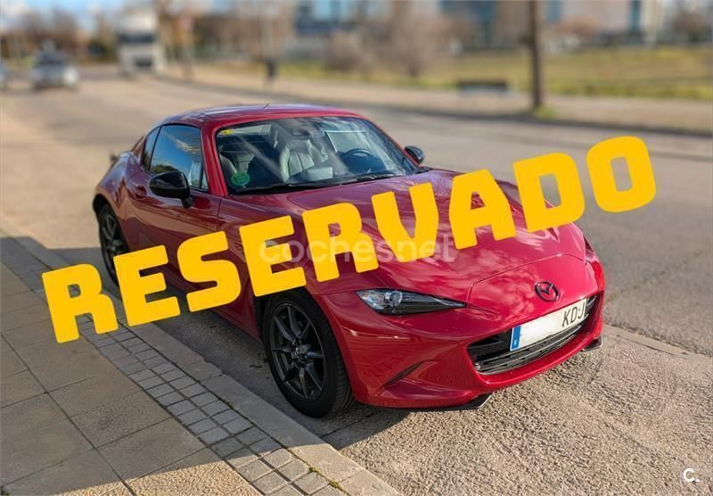 Rojo Usado 2017 Mazda MX5 Luxury Descapotable | 20.599 € (Precio justo) - Imagen 1/4