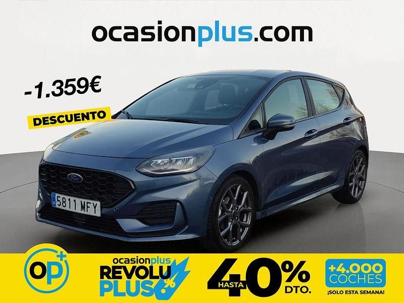 Usado Ford Fiesta ST-Line 125 CV (91 kW) 2023 Azul Utilitario