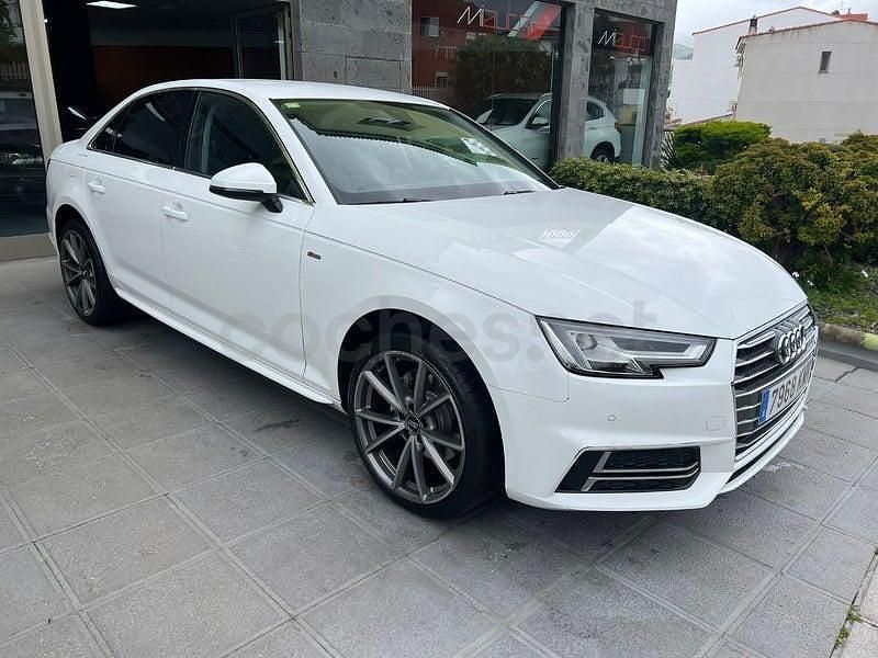 Usado Audi A4 S-Line 150 CV (110 kW) 2018 Blanco Familiar