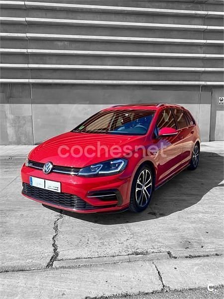Usado VW Golf VII Sportline 150 CV (110 kW) 2018 Rojo Familiar
