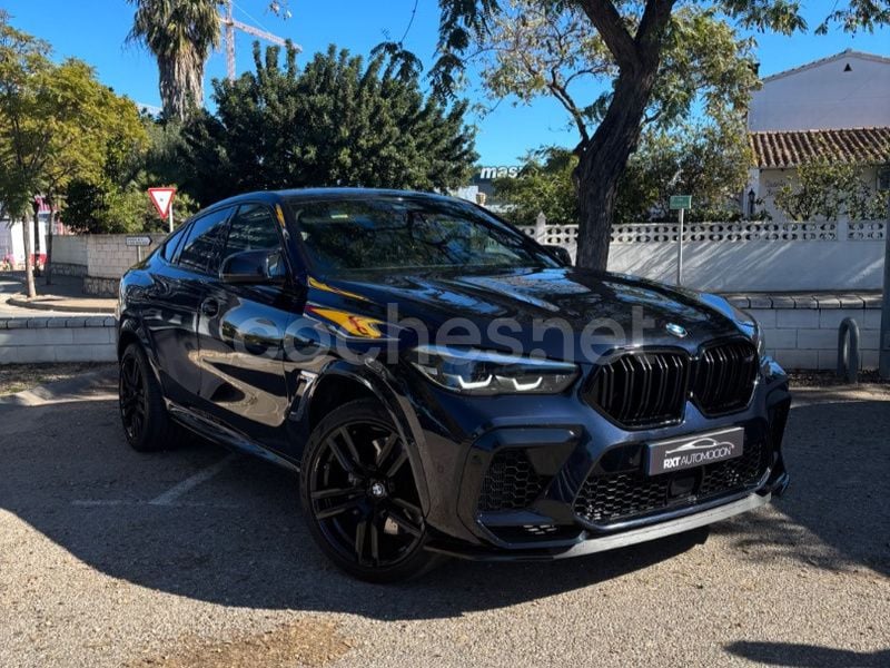 Azul Usado 2021 BMW X6 M SUV | 89.990 € (Precio justo) - Imagen 1/4