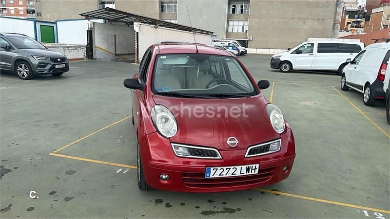 Rojo Usado 2008 Nissan Micra Berlina | 3500 € - Imagen 1/4
