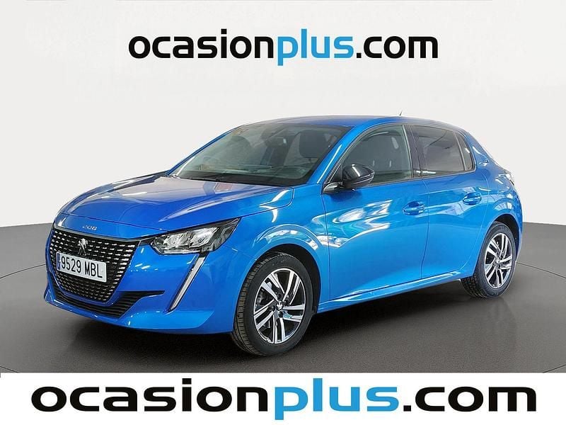 Usado Peugeot 208 Allure 100 CV (73 kW) 2022 Azul Utilitario