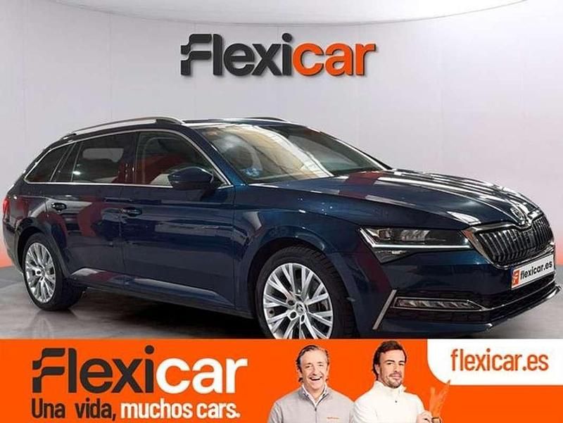 Azul Usado 2021 Skoda Superb Style Familiar | 17.750 € (Super precio) - Imagen 1/4
