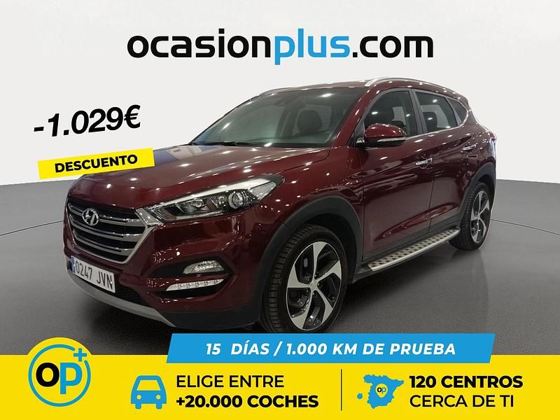 Rojo Usado 2016 Hyundai Tucson SUV | 13.900 € (Precio justo) - Imagen 1/4