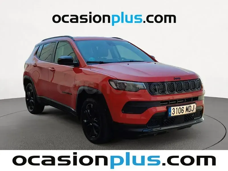 Usado Jeep Compass Night Eagle 130 CV (95 kW) 2023 Rojo SUV