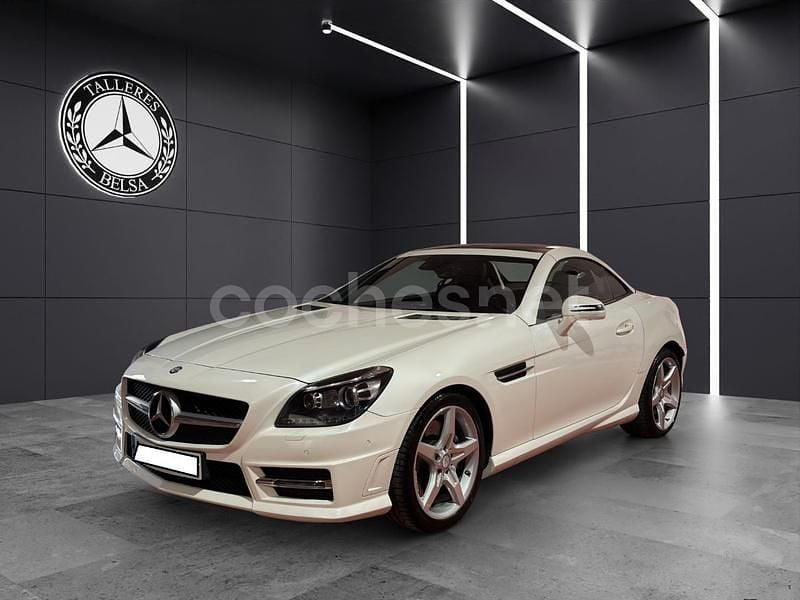 Blanco Usado 2015 Mercedes SLK250 Descapotable | 32.750 € - Imagen 1/4
