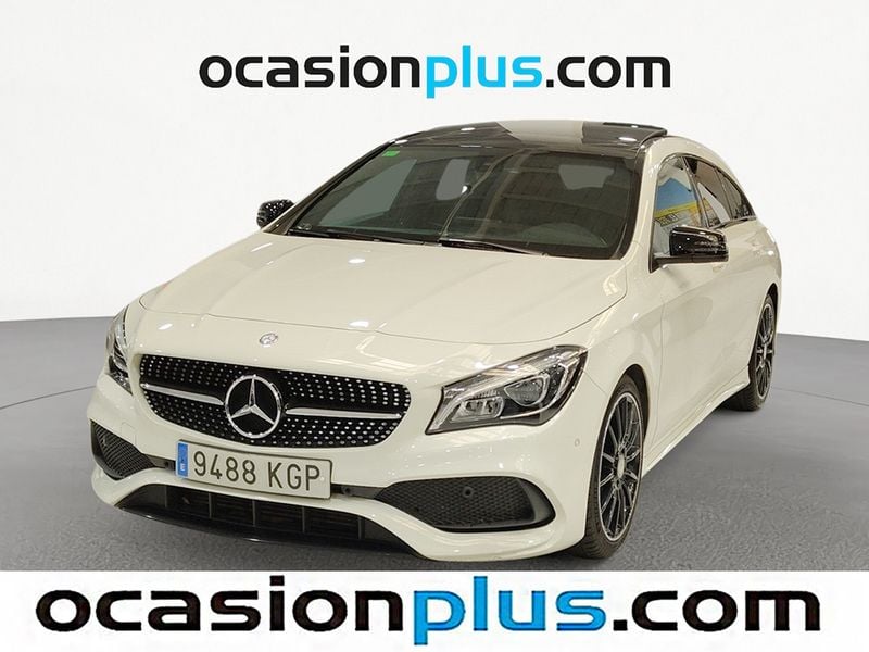 Blanco Usado 2016 Mercedes CLA220 Shooting Brake AMG line Familiar | 23.590 € (Precio justo) - Imagen 1/4