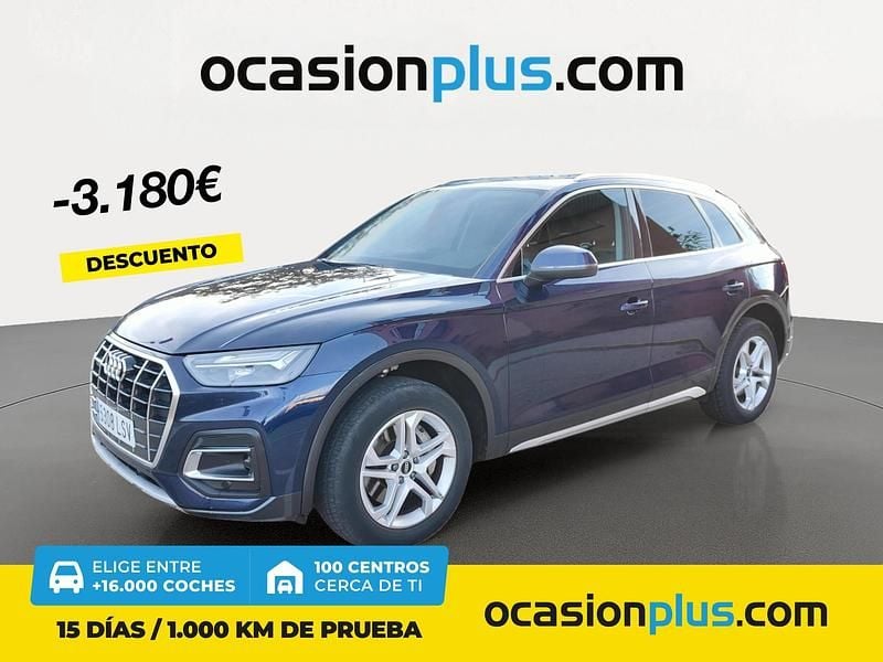 Azul Usado 2021 Audi Q5 Advanced Plus SUV | 31.690 € (Precio justo) - Imagen 1/4