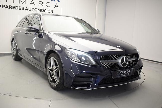 Usado Mercedes C220 196 CV (144 kW) 2019 Azul Familiar