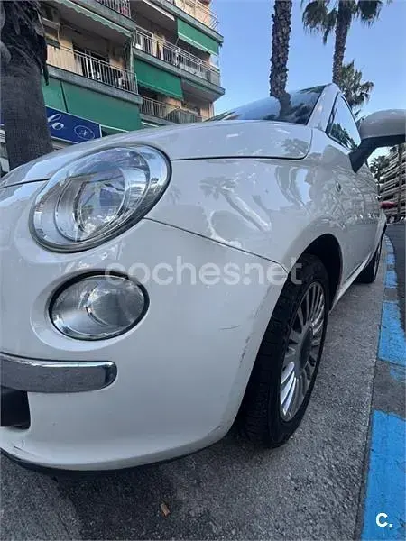 Usado Fiat 500 Lounge 69 CV (50 kW) 2013 Blanco Berlina