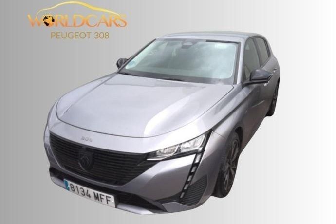 Gris Usado 2023 Peugeot 308 Active Berlina | 24.000 € (Super precio) - Imagen 1/4