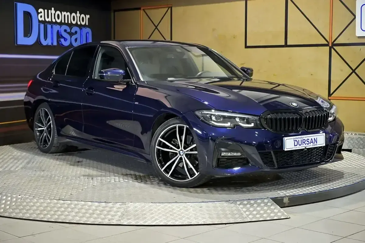 Usado BMW 320e 190 CV (139 kW) 2021 Azul Berlina