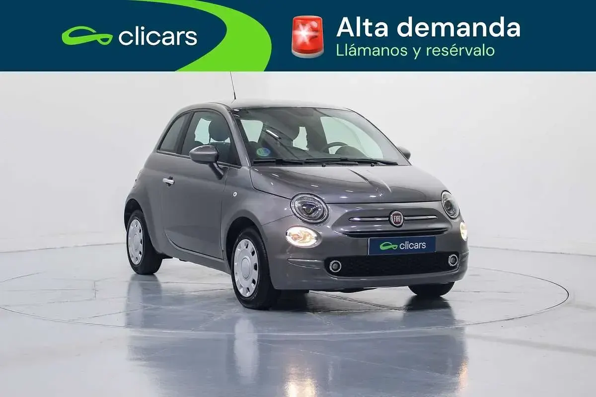 Usado Fiat 500 71 CV (52 kW) 2023 Gris Utilitario