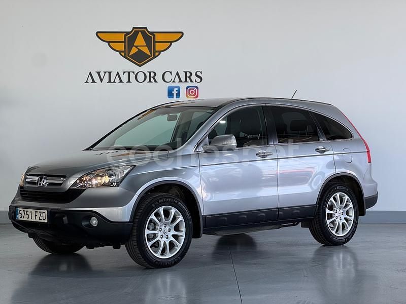 Gris / plata Usado 2008 Honda CR-V Elegance SUV | 11.999 € (Un poco caro) - Imagen 1/4