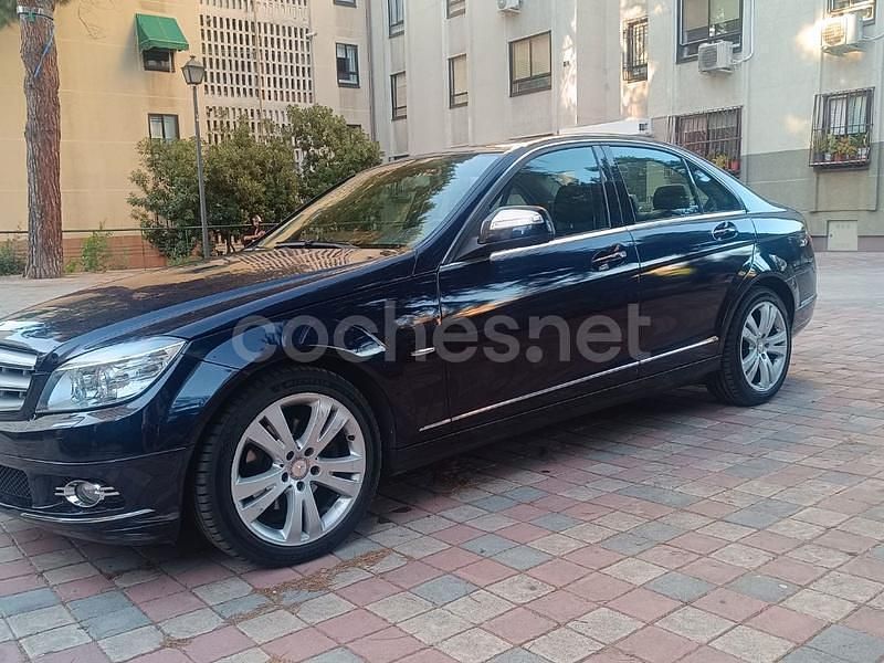 Azul Usado 2008 Mercedes C200 Avantgarde Berlina | 5900 € (Precio justo) - Imagen 1/4