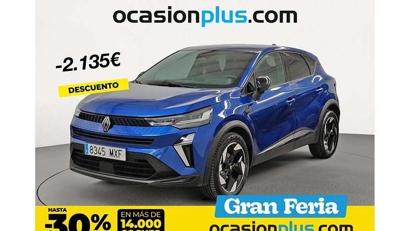 Azul Usado 2024 Renault Captur Techno SUV | 21.355 € (Un poco caro) - Imagen 1/4